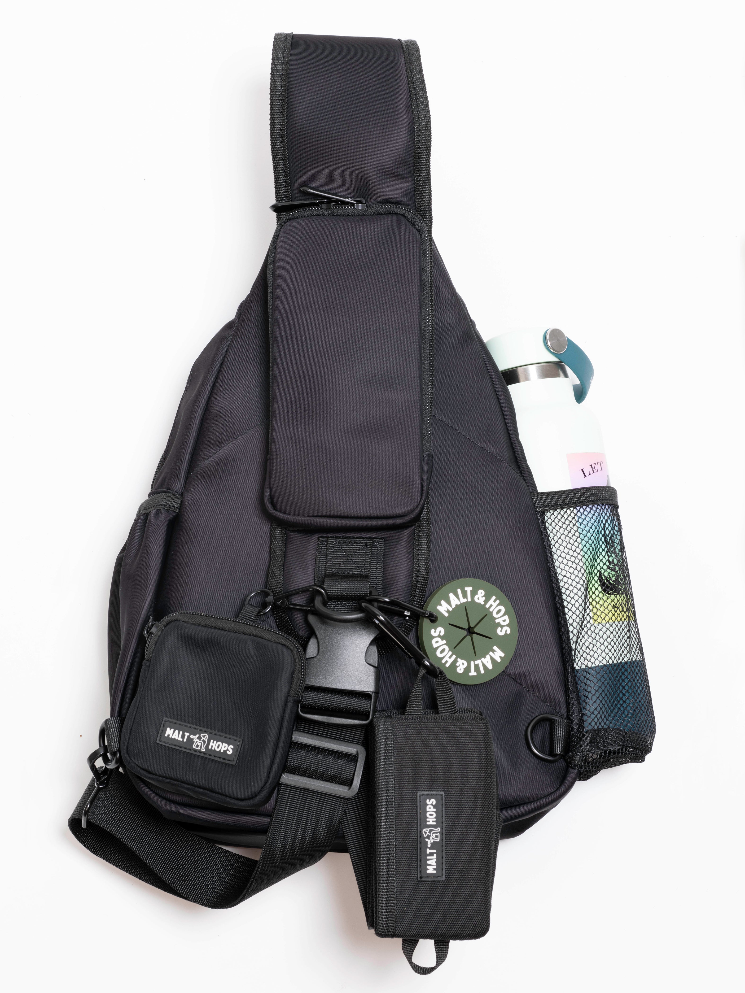 Black Bock Sling Dog Walking Backpack Malt and Hops Shop