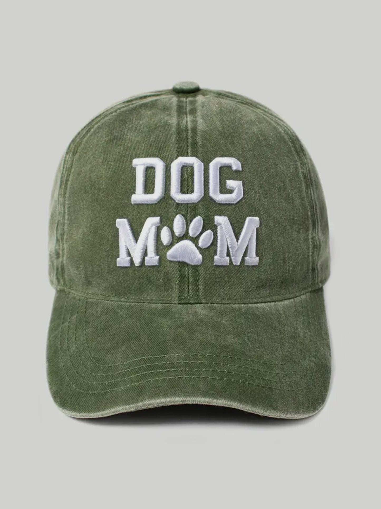 Olive "DOG MOM" HAT